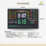 digital namaz display