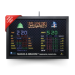 compact masjid digital clock, salah time display board small size, azan clock for small masjid