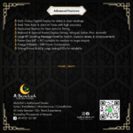 azan clock, digital azan clock, masjid digital clock,