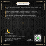 prayer time display, digital salah time clock, mosque prayer clock,