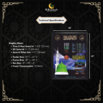 masjid digital clock, namaz time display, salah time clock,