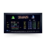 masjid azan clock display, small mosque prayer clock, namaz timing led clock