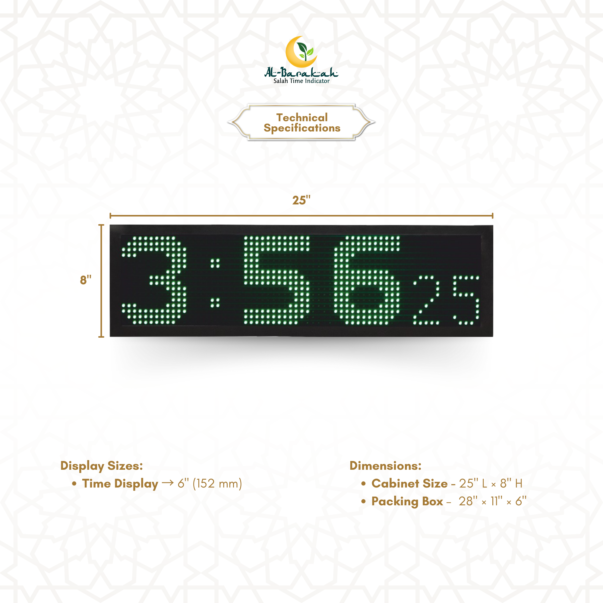 outdoor digital clock for masjid, led outdoor clock display, mosque entrance time display