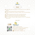 outdoor synchronized clock, prayer area outdoor clock,