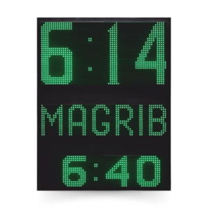 Masjid Namaz Time Display – SOP10-08B, vertical outdoor azan display