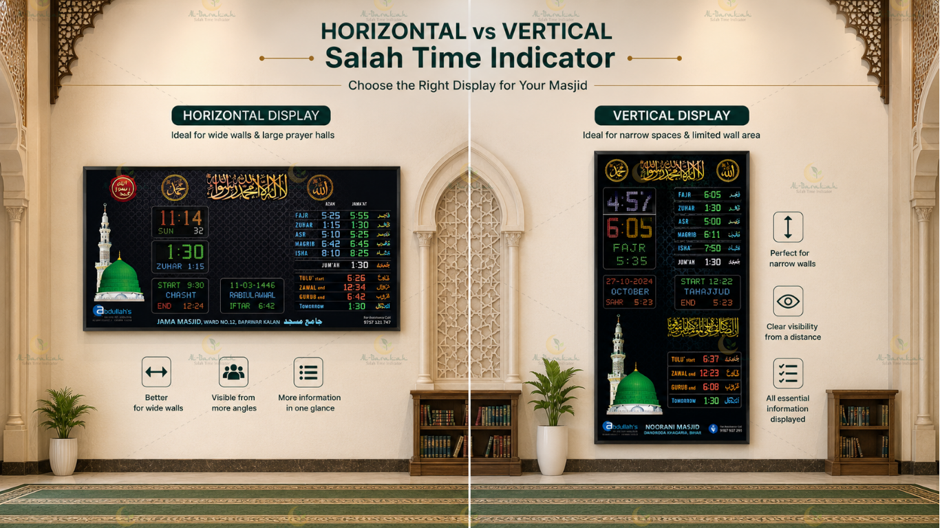 What Are the Different Types of Salah Time Indicators